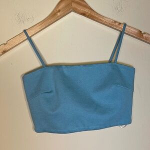 Blue Women's Crop Top
